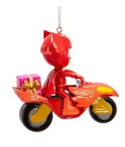 Boutique de Noël Movies And Series*Red Pyjamask Owlette On Motorbike