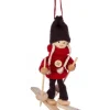 Boutique de Noël Rustic*Red Skier Ornament