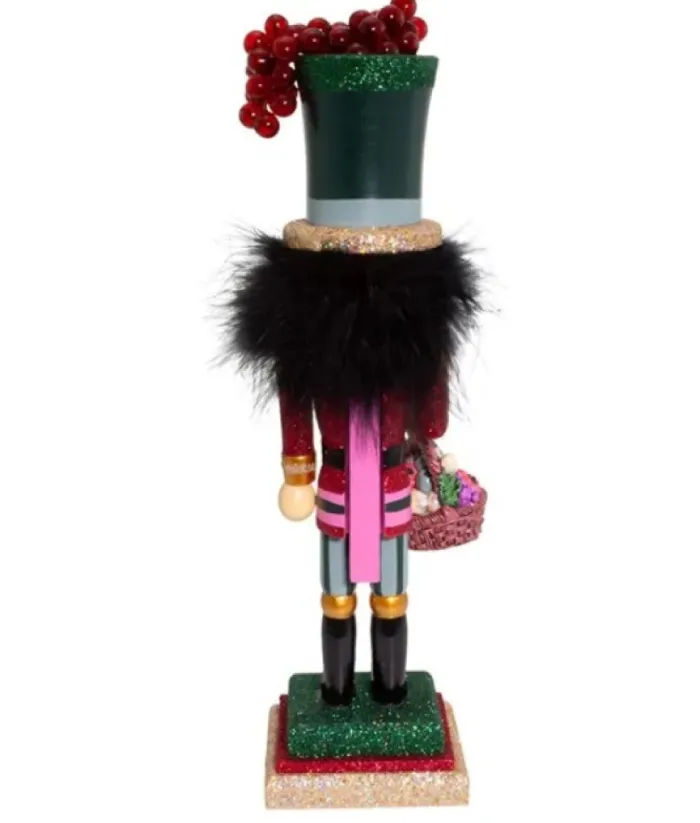 Boutique de Noël Mom'S Kitchen & Bakery*Red Wine Themed 14" Tall Nutcracker