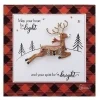 Boutique de Noël Enchanted Forest*Reindeer Pin. "May Your Heart Be Light And Your Spirit Be Bright"