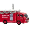 Boutique de Noël Miscellaneous*Resin Ornament, Vintage Budweiser Truck