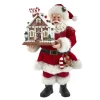 Boutique de Noël Angels & Santas*11"Santa With Gingerhouse