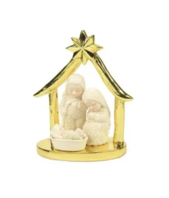Boutique de Noël Miscellaneous*Snowbabies Gold Nativity