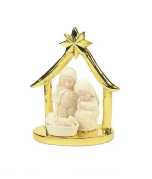 Boutique de Noël Miscellaneous*Snowbabies Gold Nativity