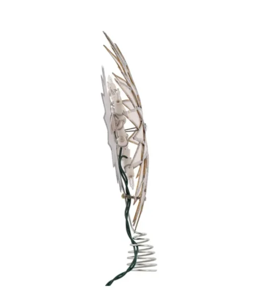 Boutique de Noël Rustic*Sunburst Capiz Lighted Star Tree Top