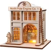 Boutique de Noël Nordic Villages*Table Piece, Fire Station.