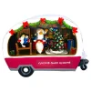 Boutique de Noël Animated And Musical Pieces*Table Piece, Gnomes In Muscial Trailer.