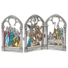 Boutique de Noël Religion*Table Piece, Nativity Scene In Triptych Form