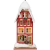 Boutique de Noël Rustic*Table Piece Ornament, Tannenbaum Toboggan House