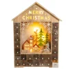 Boutique de Noël Rustic*Table Piece, Ornament, Wooden Advent Calendar
