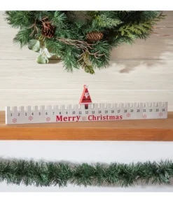 Boutique de Noël Rustic*Table Piece, Ornament, Wooden Advent Calendar