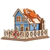Boutique de Noël Nordic Villages*Table Piece, Santa'S Crab Shack