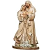 Boutique de Noël Religion & Nativities*Table Piece, The Holy Family, With Wood Grain Finish