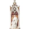 Boutique de Noël Religion*Table Piece, The Holy Family In Cathedral Setting