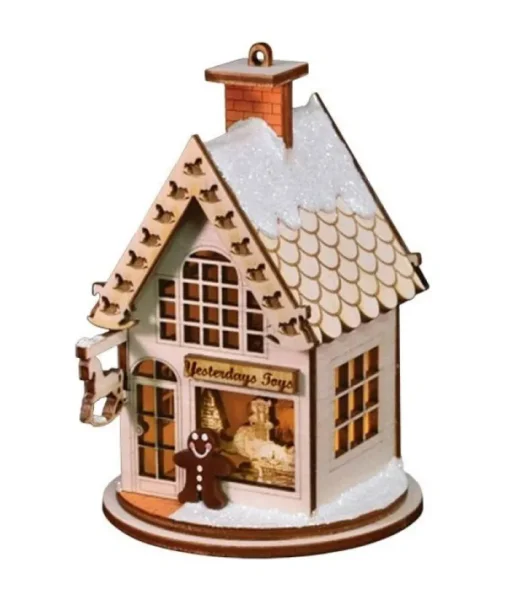 Boutique de Noël Usb & Led*Table Piece,Toy Store, Led Lit