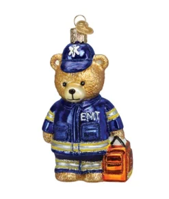 Boutique de Noël Varied Shapes*Teddy Bear Glass Ornament