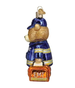 Boutique de Noël Varied Shapes*Teddy Bear Glass Ornament