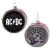 Boutique de Noël Music*Tree Ornament, Ac/Dc'S Classic Drum, "Black Ice"