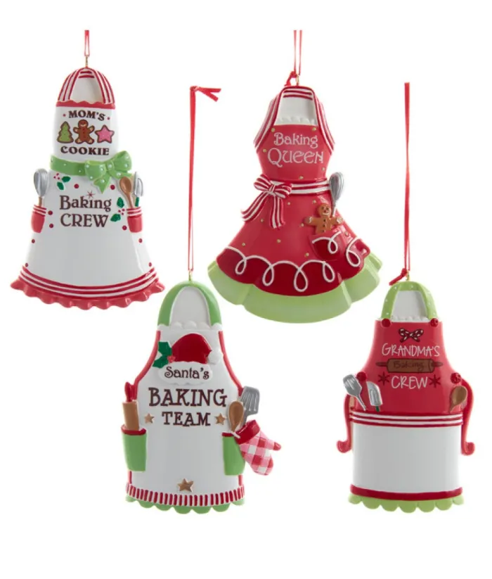 Boutique de Noël Mom'S Kitchen & Bakery*Tree Ornament, Santa'S Baking Team