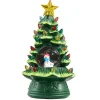 Boutique de Noël Santa'S Workshop*7"Tree W/Snowman In Wd