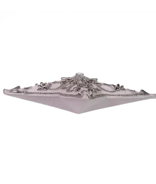 Boutique de Noël Winter Wonderland*Treetop Decoration, Silver Star