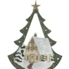 Boutique de Noël Winter Wonderland*Village House In Arch Ornament