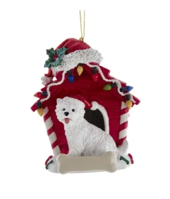 Boutique de Noël Family & Friends*West Highland Terrier (Westie) Ornament With Doghouse