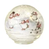 Boutique de Noël Usb & Led*Winter Friends Led Lit. Diameter 6".