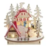 Boutique de Noël Usb & Led*Wooden Ski Resort Village