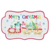 Boutique de Noël Ginger Bread & Candy Shoppe*15X9"Gnome Train Metal Sign